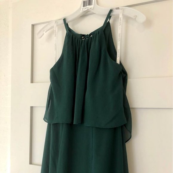 NEW Never Worn Chiffon Sheath Formal Dress - Picture 1 of 8